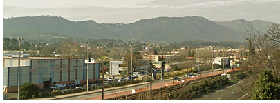 View of La Penne-sur-Huveaune