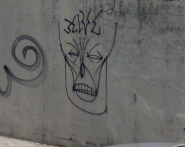 Lucca unidentified graffiti 3