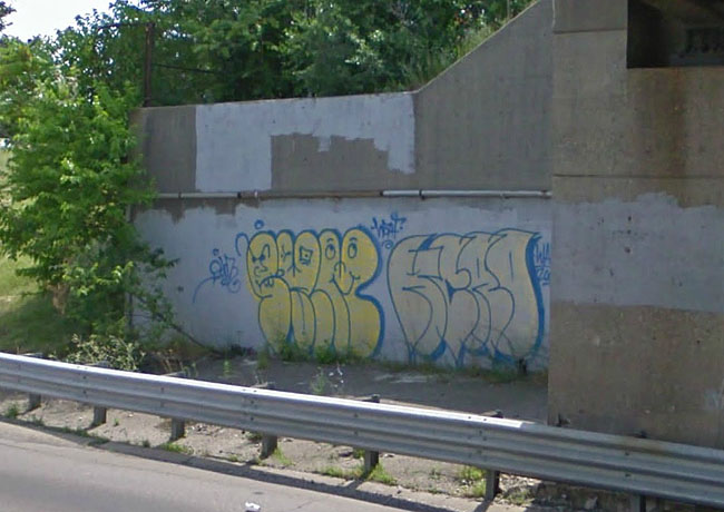 Unidentified graffiti writer Detroit