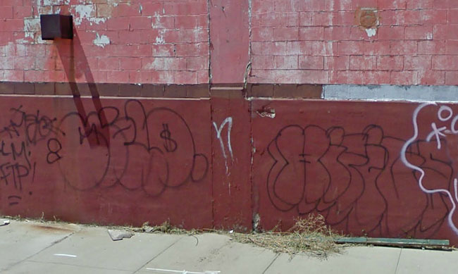 Unidentified street art Detroit